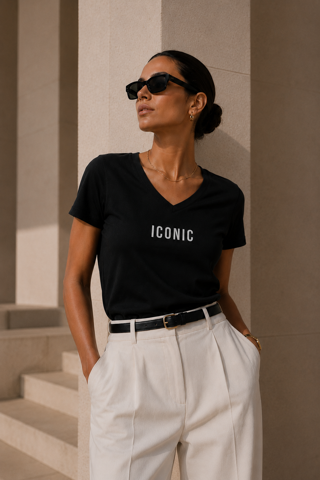 Iconic V-neck T-shirt